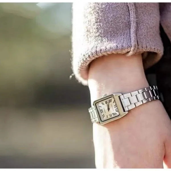 Casio LTP-V007D-7B női karóra, ezüst rozsdamentes acél, téglalap, kvarc, WR30