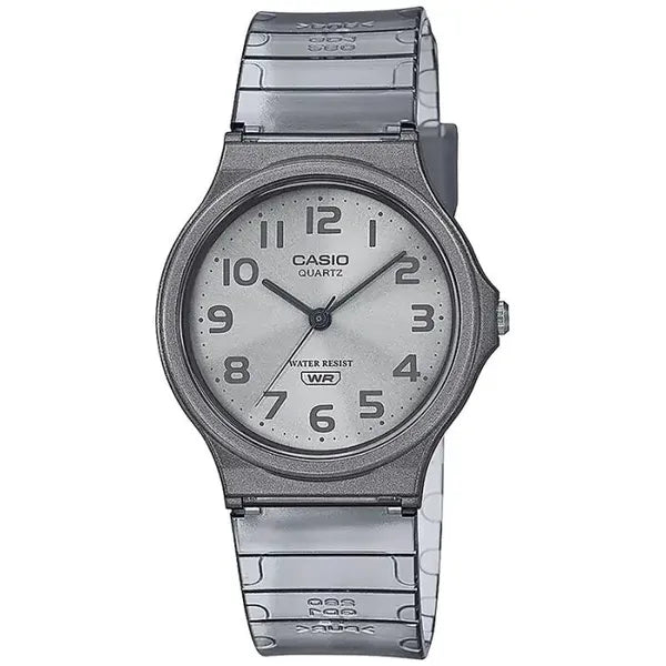 Casio MQ-24S-8BEF női karóra, 36 mm, kvarc, szürke műanyag
