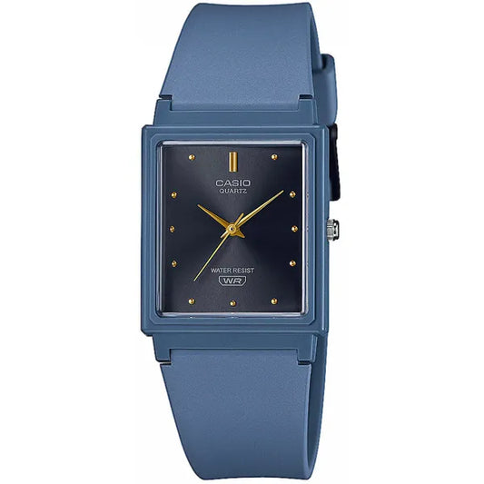 Casio MQ-38UC-2A2ER női karóra, kék téglalap tok, WR30, kvarc