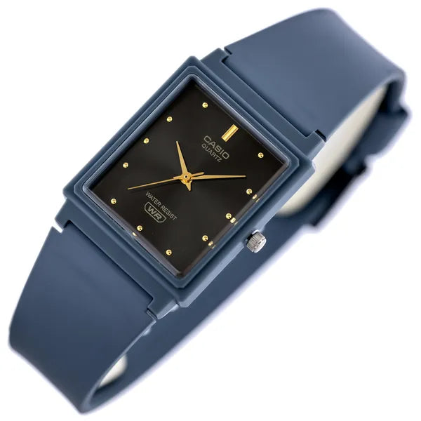 Casio MQ-38UC-2A2ER női karóra, kék téglalap tok, WR30, kvarc