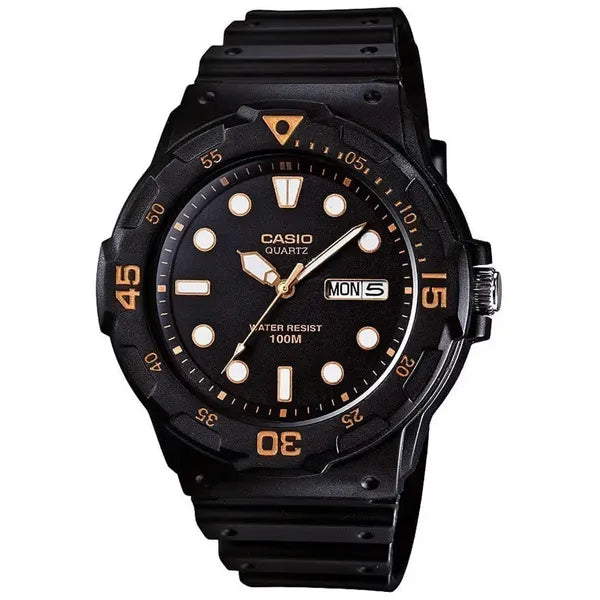 Férfi karóra Casio MRW-200H-1E fekete WR100 kvarc díszdobozzal