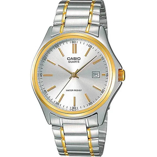 Casio MTP-1183G-7A férfi karóra, acél, ezüst/arany, kvarc, WR30, dátum