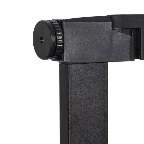 Biztonsági ajtórács, automatikus záródás, 75-82 cm, fém-fa