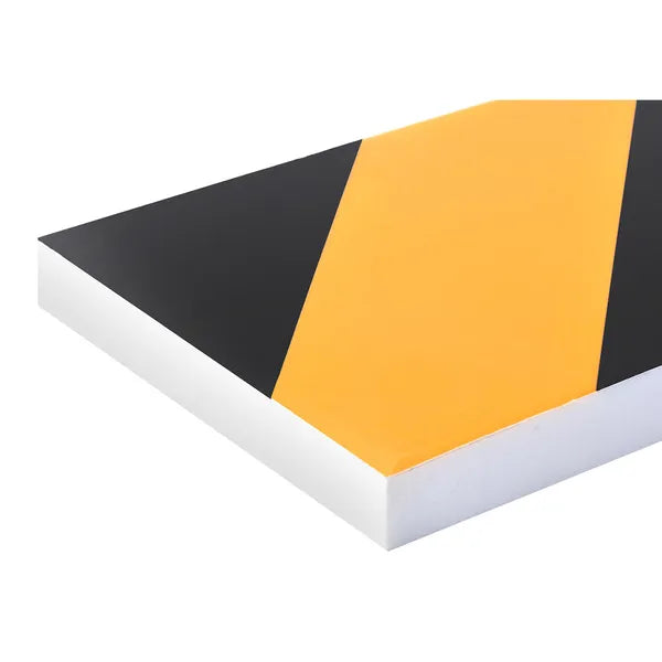 Öntapadós garázsfal védőhab autóajtóhoz, 50×10 cm, sárga-fekete