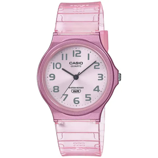 Casio MQ-24S-4BEF női karóra rózsaszín műanyag 36 mm díszdobozzal
