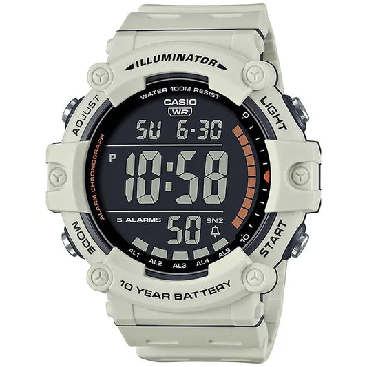 Casio AE-1500WH-8B2 férfi digitális sportóra, fehér, WR100