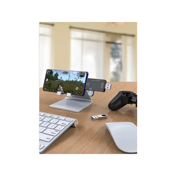 5 az 1-ben SD/microSD kártyaolvasó USB, USB-C, Micro USB OTG, 256 GB