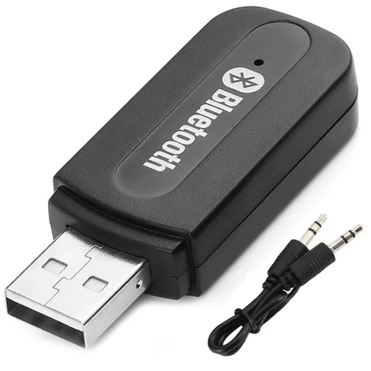 Bluetooth 4.1 vevőadapter 3.5 mm AUX + USB, mikrofon, 10 m hatótáv