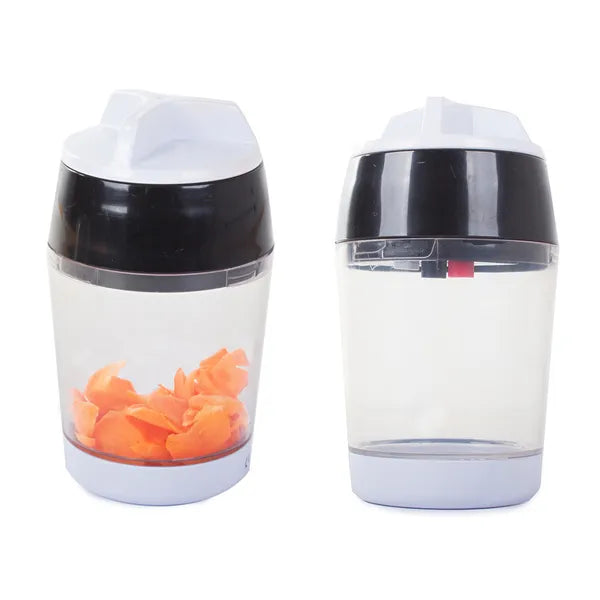 Kézi spirál zöldségvágó 400 ml tartállyal, állítható pengékkel