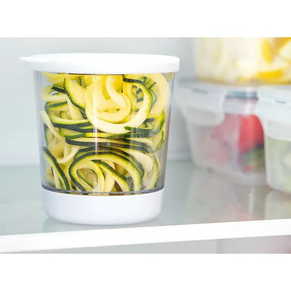 Kézi spirál zöldségvágó 400 ml tartállyal, állítható pengékkel