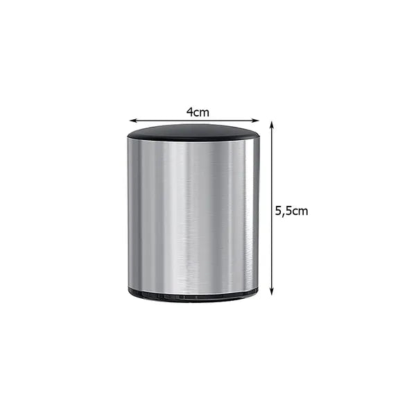 Vákuumos bor- és pezsgősüveg dugó, ezüst ABS, 4×5,5 cm, 7 napos frissesség