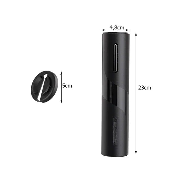 Elektromos bornyitó LED fénnyel, USB-töltés, fóliavágó