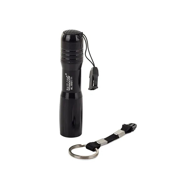 Taktikai mini LED kulcstartós zseblámpa, alumínium, 1×AA