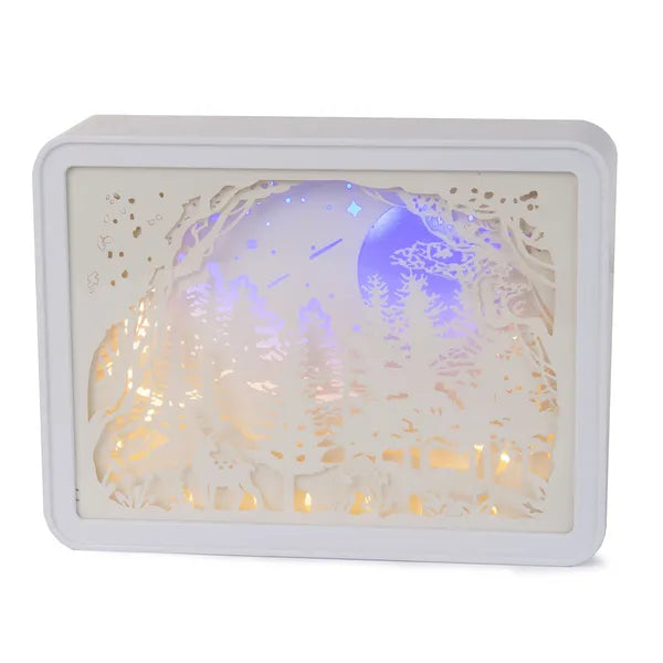 Éjjeli 3D RGB éjjeli lámpa távirányítóval, érintésvezérléssel, USB/elem