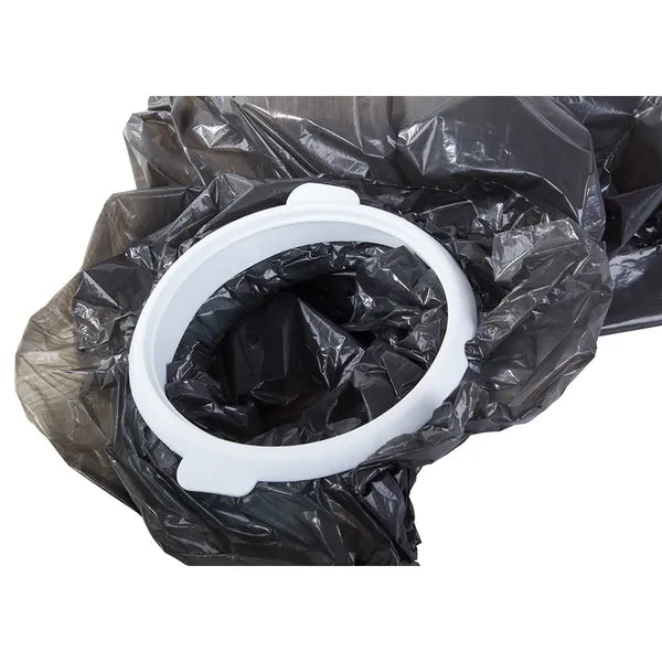 Falra tapadó szemeteszsák tartó fedéllel, 15 cm – vegyes színek