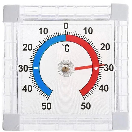 Öntapadós kör alakú ablak hőmérő, -50 – +50 °C, 7,5 cm