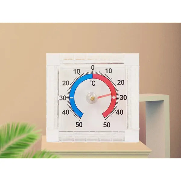 Öntapadós kör alakú ablak hőmérő, -50 – +50 °C, 7,5 cm