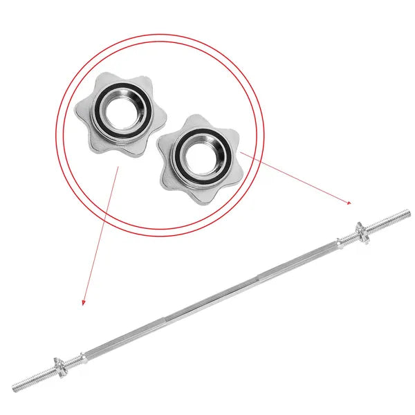 Egyenes súlyzórúd 150 cm, 25 mm, krómozott acél, 140 kg teherbírás