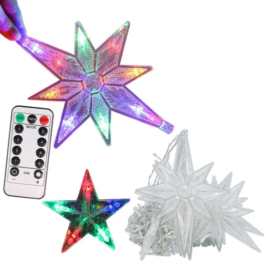 RGB csillag fényfüggöny, 138 LED, 5 m, USB, távirányítóval