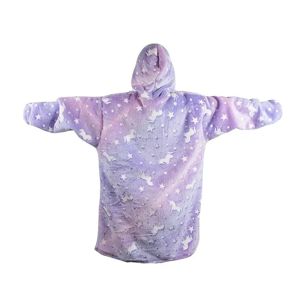 2 az 1-ben oversize polár takaró-pulóver, XXL, vastag fleece