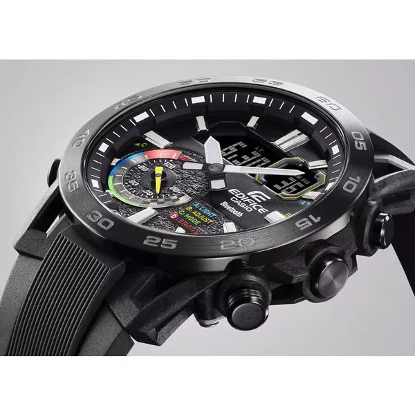 Casio Edifice ECB-40MP-1A férfi karóra 48 mm, Bluetooth, WR100, karbon tok