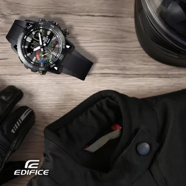 Casio Edifice ECB-40MP-1A férfi karóra 48 mm, Bluetooth, WR100, karbon tok