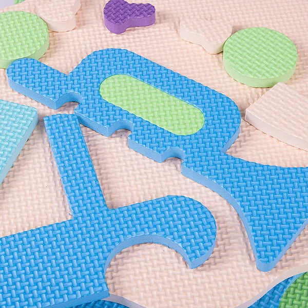Springos EVA habpuzzle játszószőnyeg 9 db, 30×30 cm, 10 mm