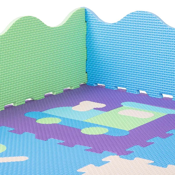 Springos EVA habpuzzle játszószőnyeg 9 db, 30×30 cm, 10 mm