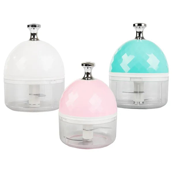 Elektromos USB-tölthető mini aprító, 150 ml, rozsdamentes kések