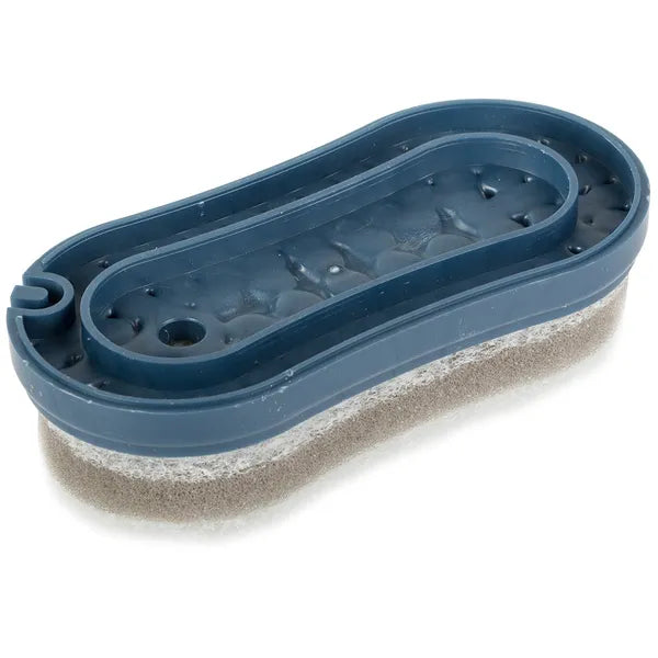 Folyadékadagolós súrolókefe 3 cserélhető fejjel, 11,5 cm