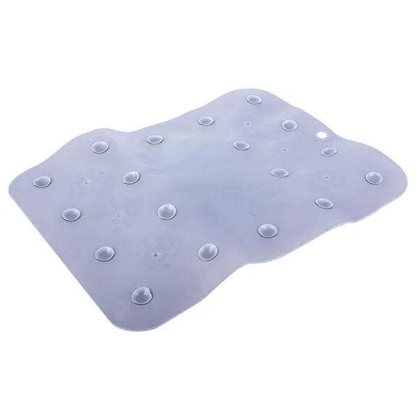 Talpmasszírozó csúszásgátló zuhanyszőnyeg, PVC, 41×32 cm, 1000+ tüskével