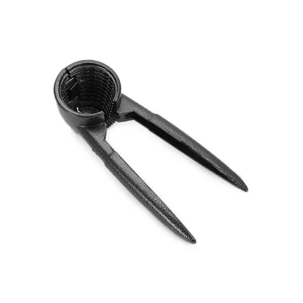 Acél diótörő és palacknyitó, 17 cm, csúszásmentes markolat