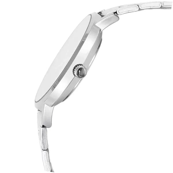Casio LTP-VT01D-7B női karóra ezüst acél szíjjal, Ø40 mm
