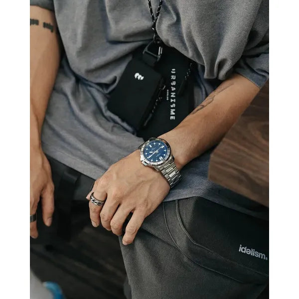 Casio férfi karóra MTP-VD01D-2E, acél, kék számlap, WR50