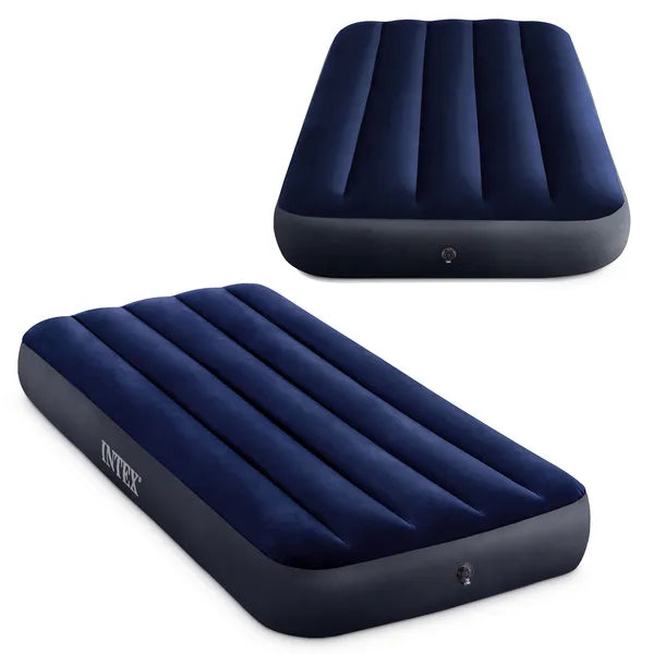 Intex felfújható velúr matrac 191x76x25 cm, Dura-Beam, egyfős, 136 kg
