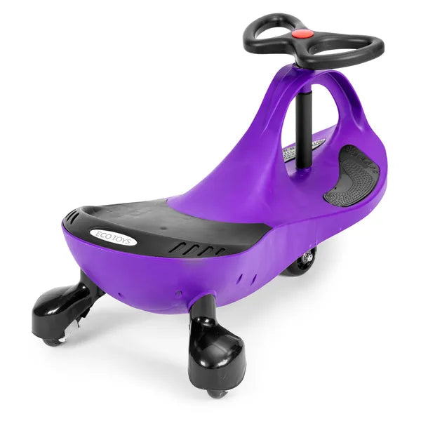 Wiggle autó lila, LED világító kerekekkel, 3+ éves kortól