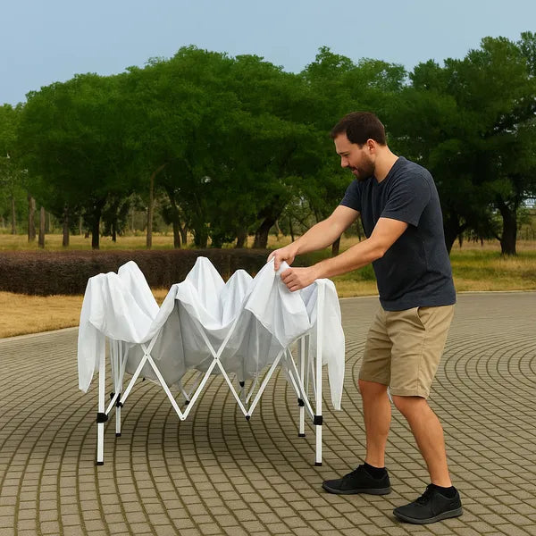 Automata 3×3 m kerti pavilon sátor vízlepergető tetővel