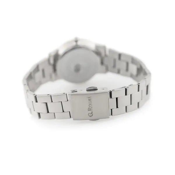 G. Rossi női karóra – ezüst, matt slim fém szíj, Miyota quartz 29 mm