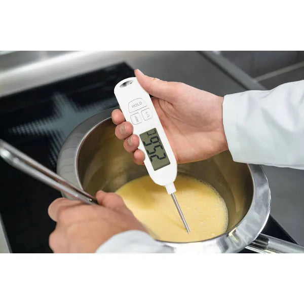 LCD digitális konyhai hőmérő rozsdamentes szonda -50–300 °C