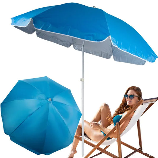 Összecsukható UV-szűrős kerti és strand napernyő, 210 cm, dönthető