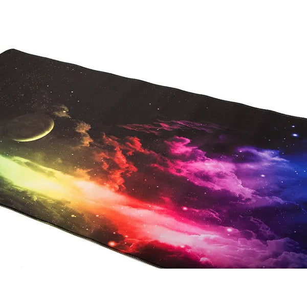 XXL gamer egéralátét 80×30 cm, csúszásgátló, vízálló, Cosmos minta