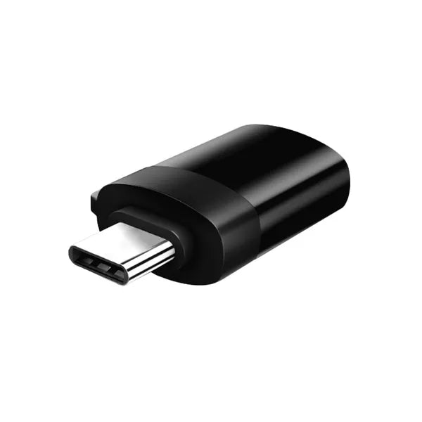 USB-C – USB-A 3.0 OTG adapter fekete, adatátvitel & töltés