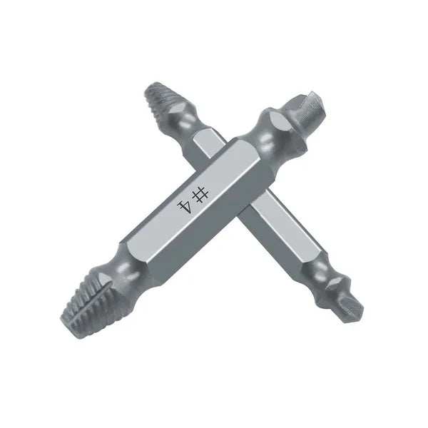 Törött csavar kihajtó készlet 4 db, 2–12 mm, HSS, 1/4″ hex