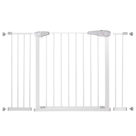 Biztonsági kapu 76-85cm, fém+műanyag, automata zár