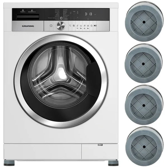 Univerzális rezgéscsillapító alátét mosógéphez, szárítógéphez, 4 db, szürke