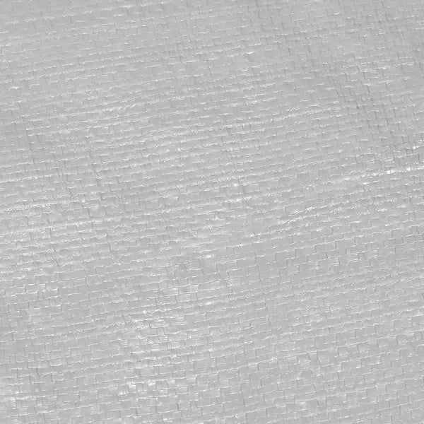 Vízálló, UV-álló takaróponyva 4×5 m, 210 g/m², szürke-barna alumínium ringlikkel