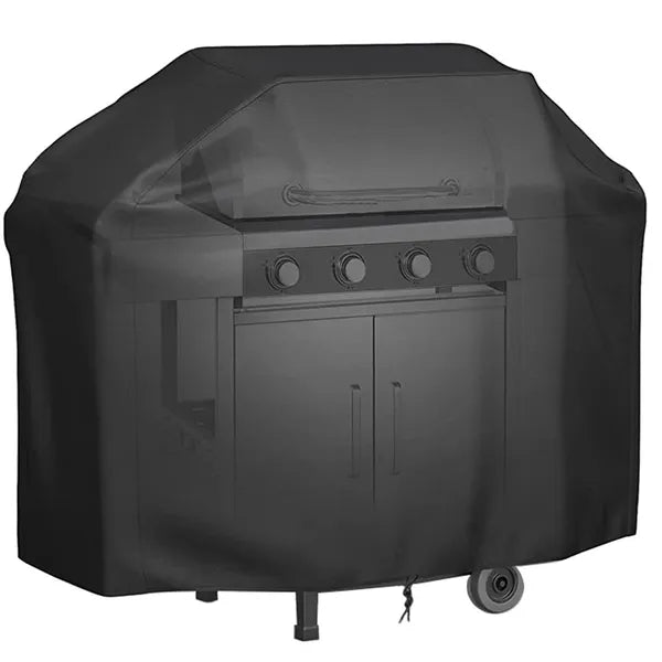 Vízálló grillsütő takaró 250×120 cm, fekete, univerzális huzat zsinórral