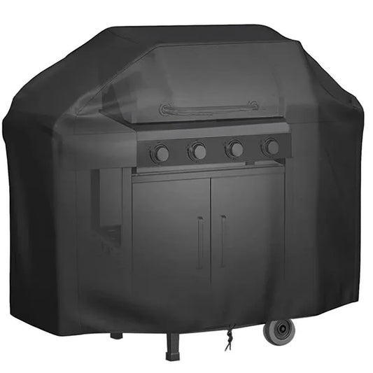 Vízálló grillsütő takaró 250×120 cm, fekete, univerzális huzat zsinórral