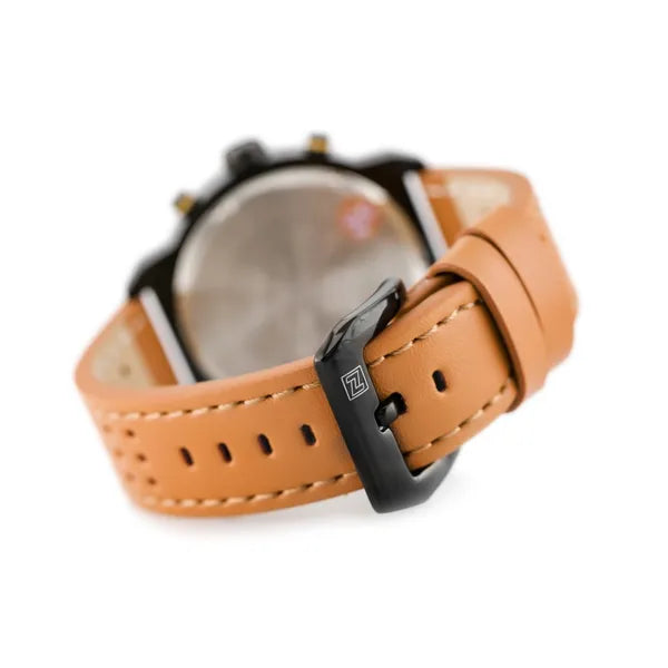 Naviforce Huster férfi karóra 47 mm, bőrszíj, dátumkijelzés, WR30