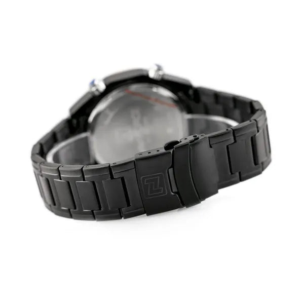 Naviforce férfi karóra 46 mm – fekete/rosegold, kvarc, acél szíj